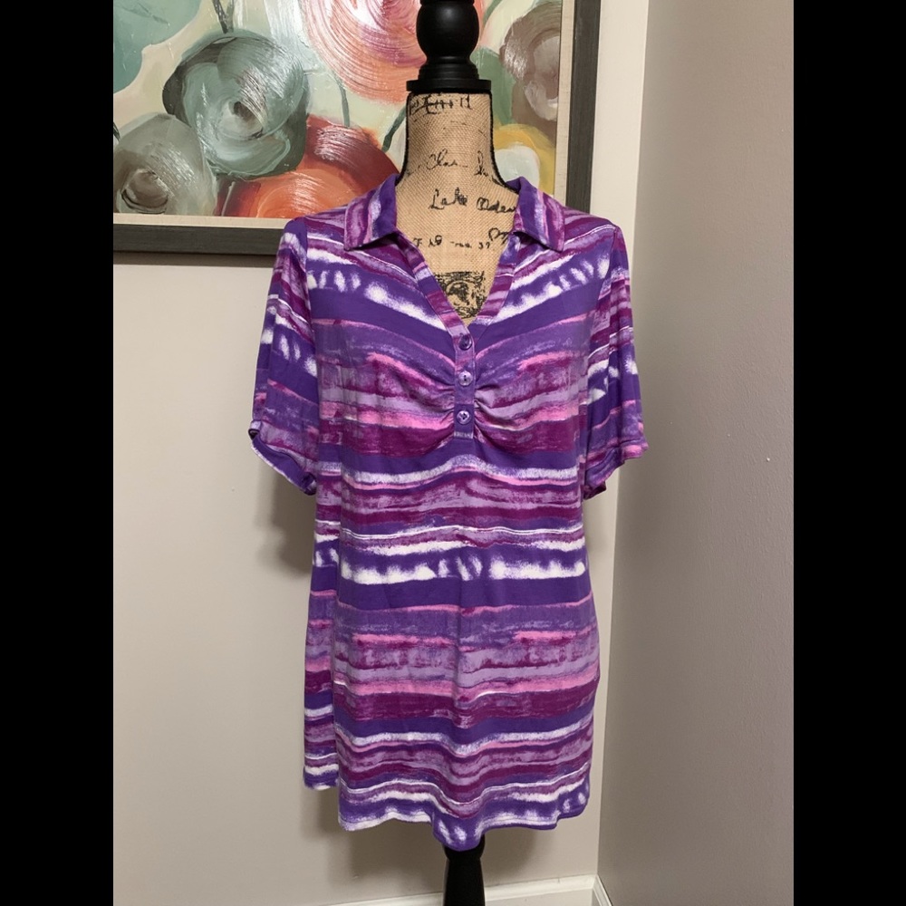 Cute Lane Bryant Vibrant Purple Top💕